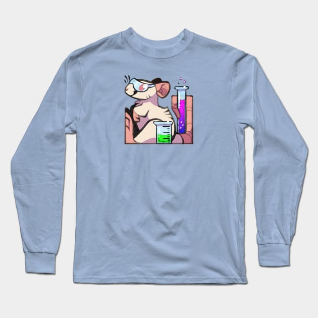 Lab Rat Long Sleeve T-Shirt by KiRAWRa